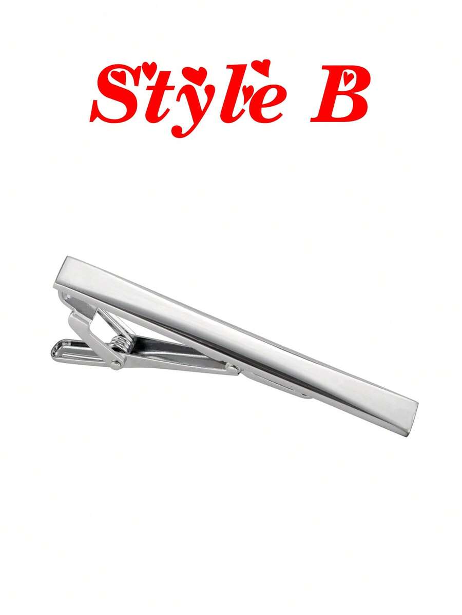 Tie Bar Set Gift - 1/4pcs Men's Tie Clip Set, Father's