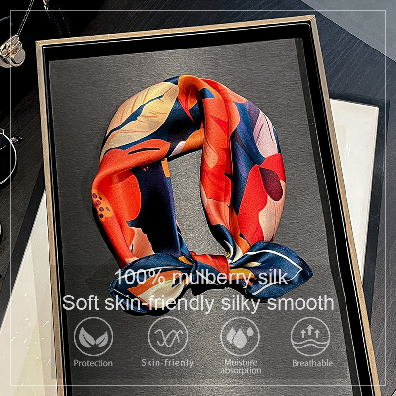 Silk Neck Scarf - 2026 New Spring 100% Pure Silk
