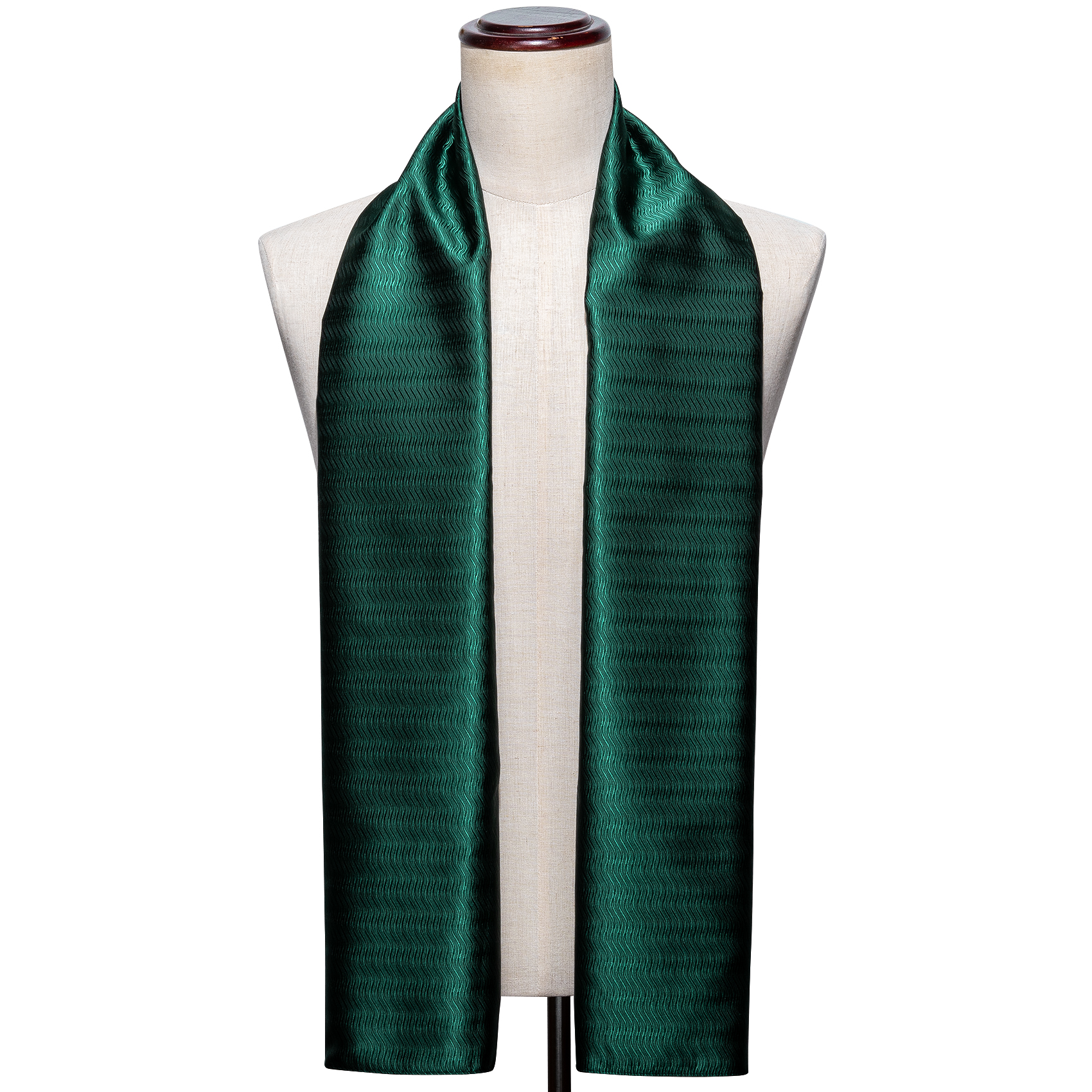 Ascot Neck Scarf - Fashion Silk Scarf Men Luxury Band