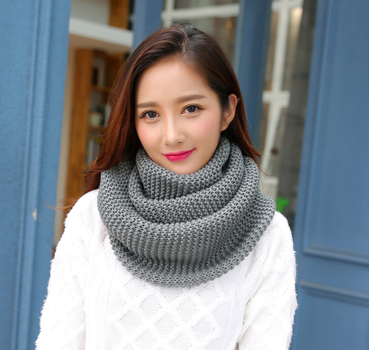 Infinity Scarf Knit - Winter Scarf Women Infinity Knitted Scarf