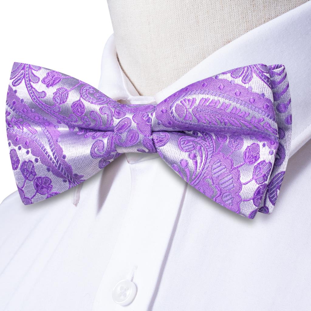 Purple Lilac Lavender Pansy Vi - Bow Tie Pre Tied recensione e prezzo