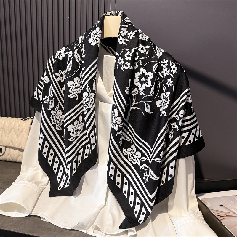 1pcs 90*90cm Floral Printed La - Bandana Cotton recensione e prezzo