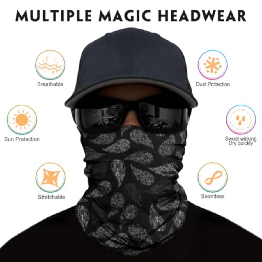 Neck Gaiter for Men Women Head - Face Scarf Mask recensione e prezzo