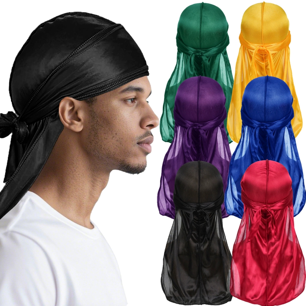 Men's Silk Durag Bonnet Bandan - Bandana Doo Rag recensione e prezzo