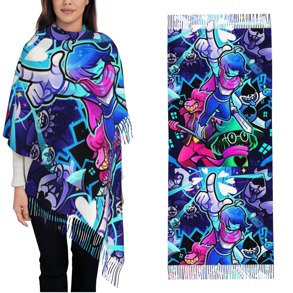 Deltarunes  Shawl Wraps Womens - Pashmina Wrap Large recensione e prezzo