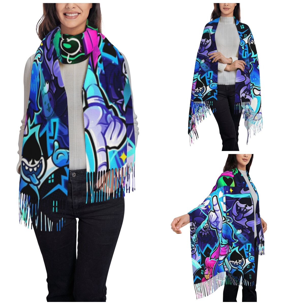 Deltarunes  Shawl Wraps Womens - Pashmina Wrap Large recensione e prezzo