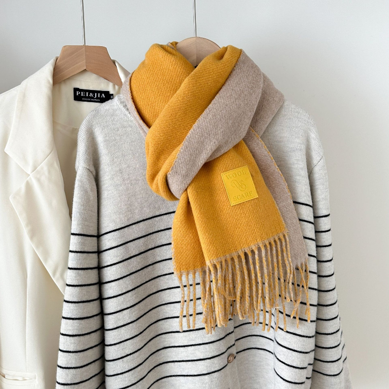 New Luxury Design Wool Scarf W - Muffler Men Wool recensione e prezzo