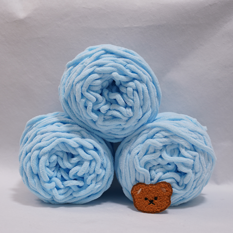 3PCS 300g Chenille Knitting Ya - Woven Scarf Blanket recensione e prezzo