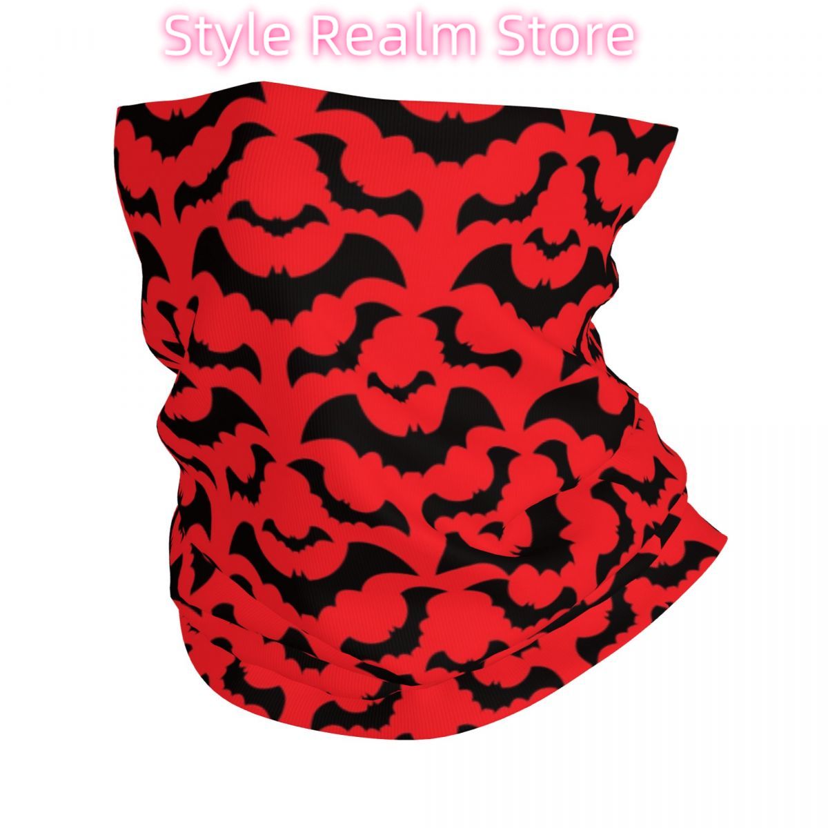 Gothic Witch Bats Pattern Band - Neck Warmer Tube recensione e prezzo