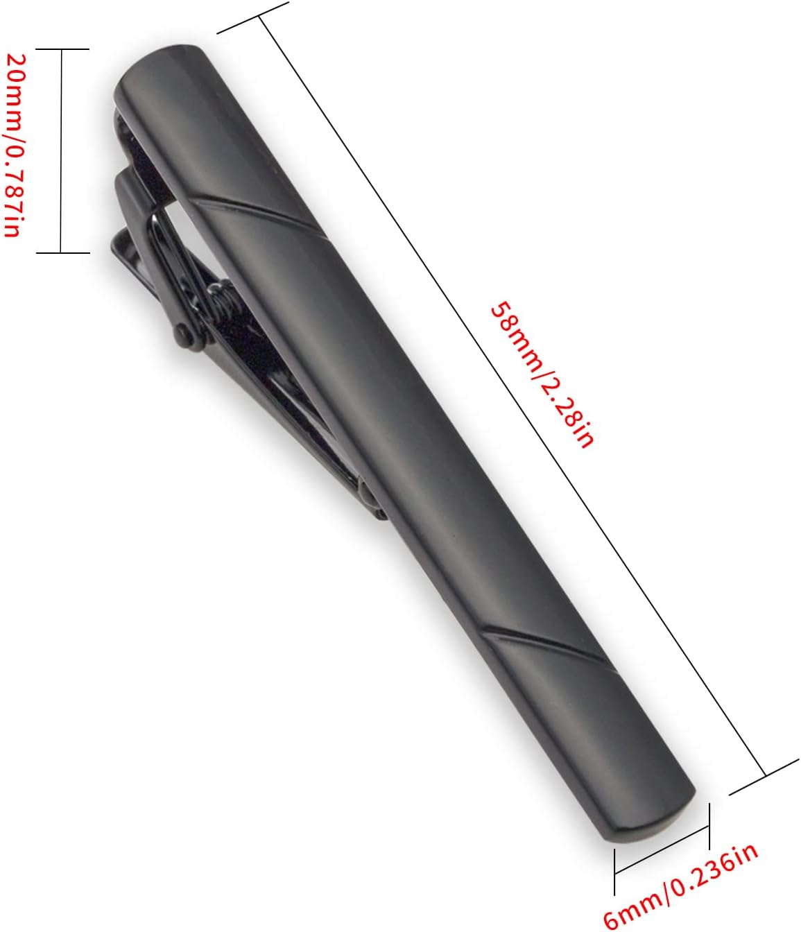 4Pcs Tie Clips for Men with Gi - Tie Clip Silver recensione e prezzo