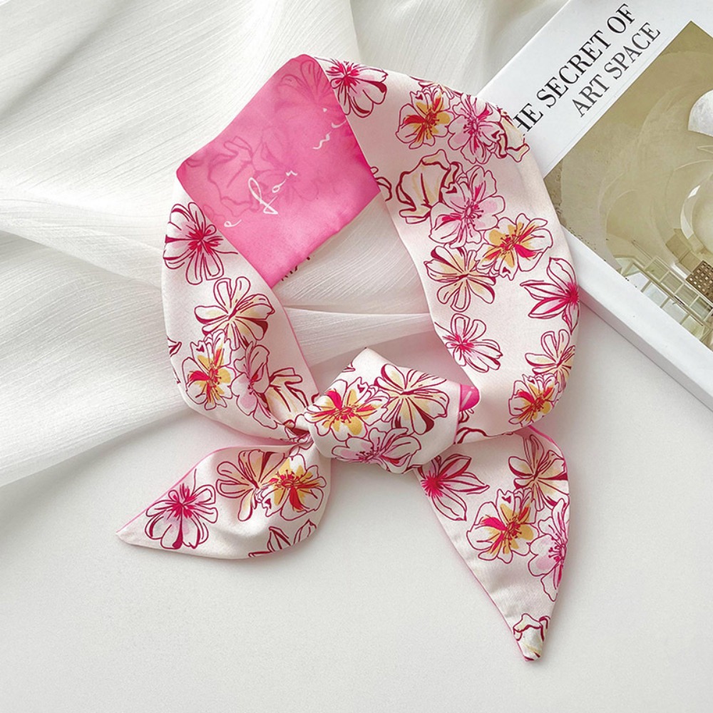 2-6pcs/set Silk Satin Scarf Wo - Ascot Neck Scarf recensione e prezzo