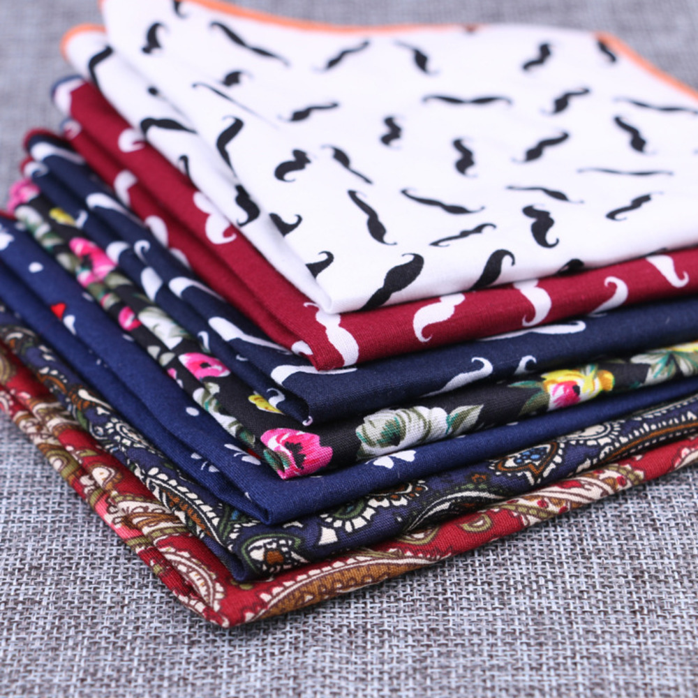 Fashion Cotton Pocket Square F - Handkerchief Cotton Men recensione e prezzo