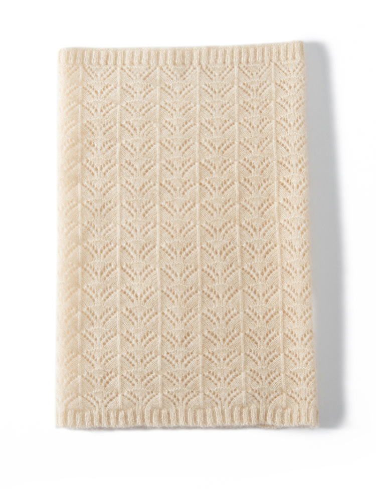 Womens 100% Cashmere Fan Point - Infinity Scarf Knit recensione e prezzo