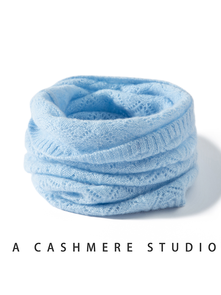 Womens 100% Cashmere Fan Point - Infinity Scarf Knit recensione e prezzo
