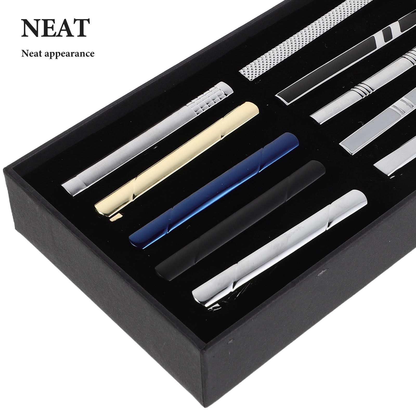 10Pcs Tie Clip Set for Men Ele - Tie Bar Set Gift recensione e prezzo