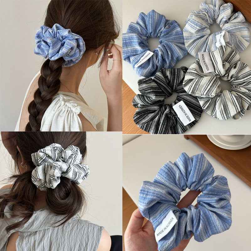 2024 Korea Fashion Stripe Hair - Silk Tie Striped recensione e prezzo