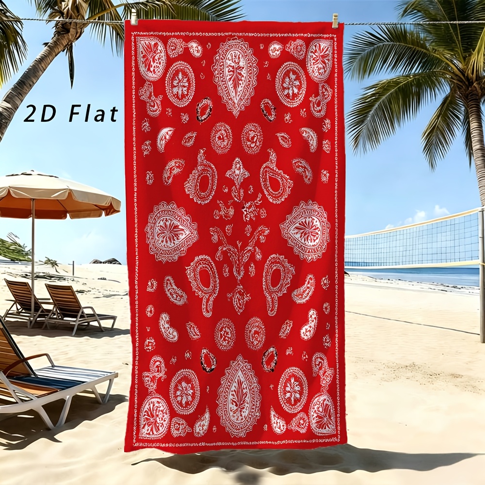 Classic Bandana Beach Towel Tr - Woven Scarf Blanket recensione e prezzo