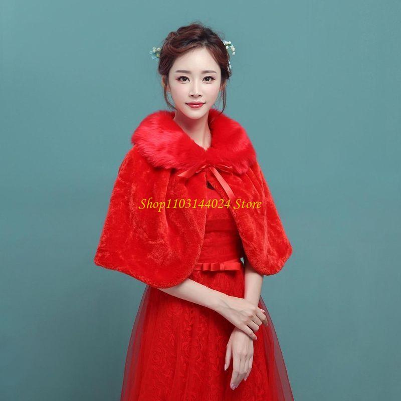 N5KE Womens Winter Thicken Plu - Stole Wedding Shawl recensione e prezzo