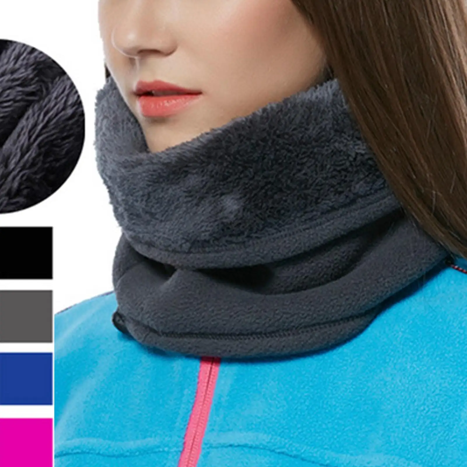 Outdoor Women Men Winter Warm  - Infinity Scarf Knit recensione e prezzo