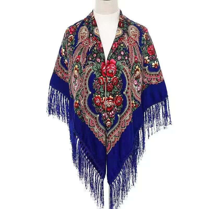 130*130cm Ethnic Printed Squar - Woven Scarf Blanket recensione e prezzo