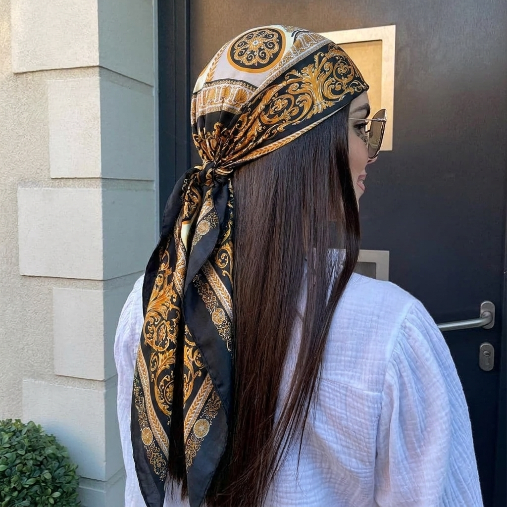Silk Shawl Satin Square Scarf  - Silk Neck Scarf recensione e prezzo