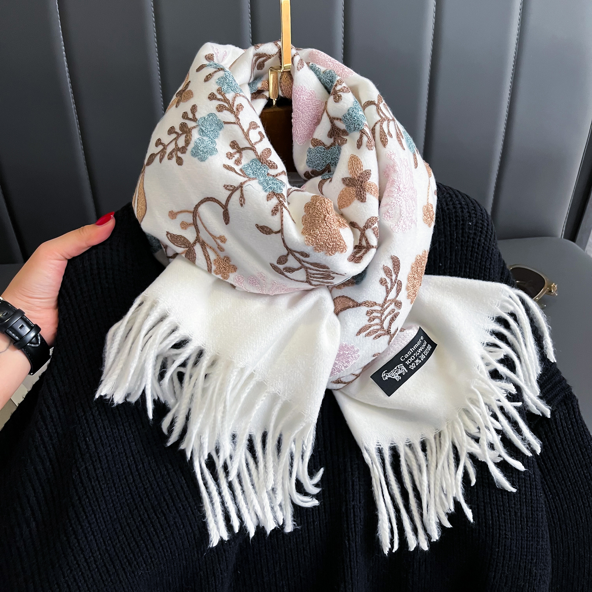 New Winter Warm Cashmere Scarf - Woven Scarf Blanket recensione e prezzo