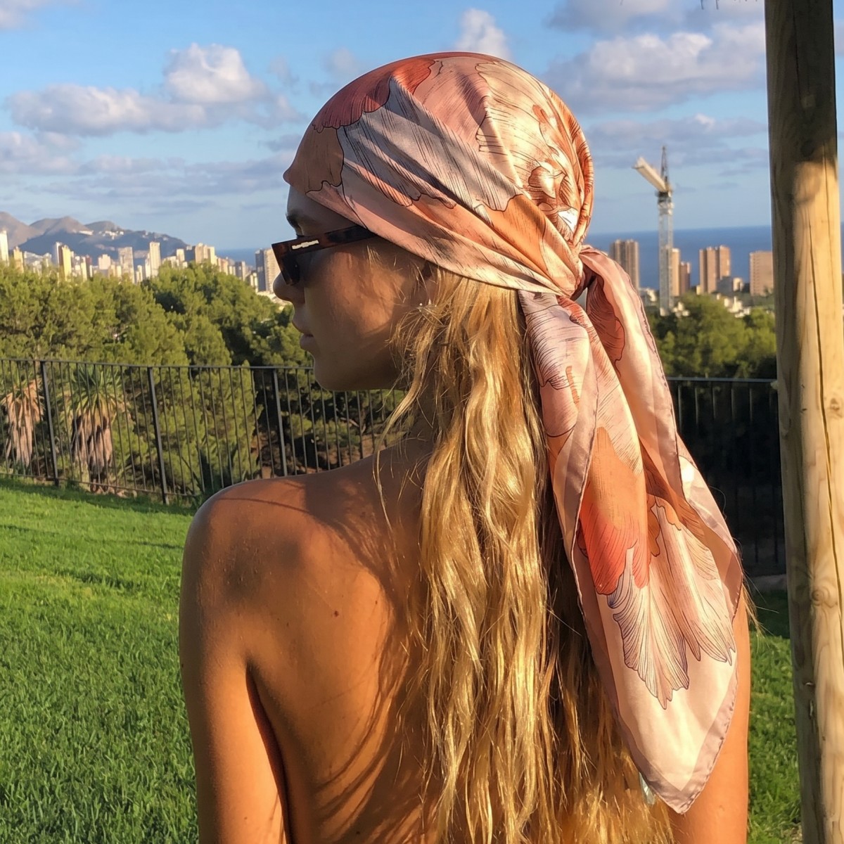 Women Silk Square Scarf Lady B - Pashmina Wrap Large recensione e prezzo