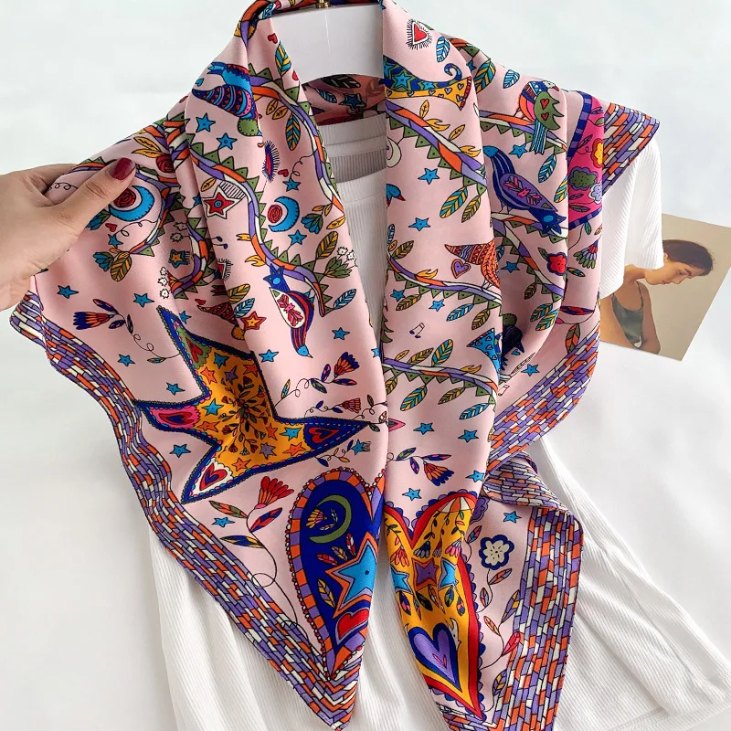 2024 90*90cm Square Scarf Twil - Bandana Cotton recensione e prezzo
