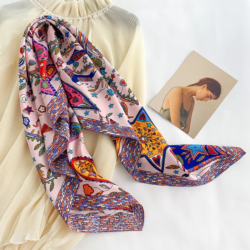 2024 90*90cm Square Scarf Twil - Bandana Cotton recensione e prezzo