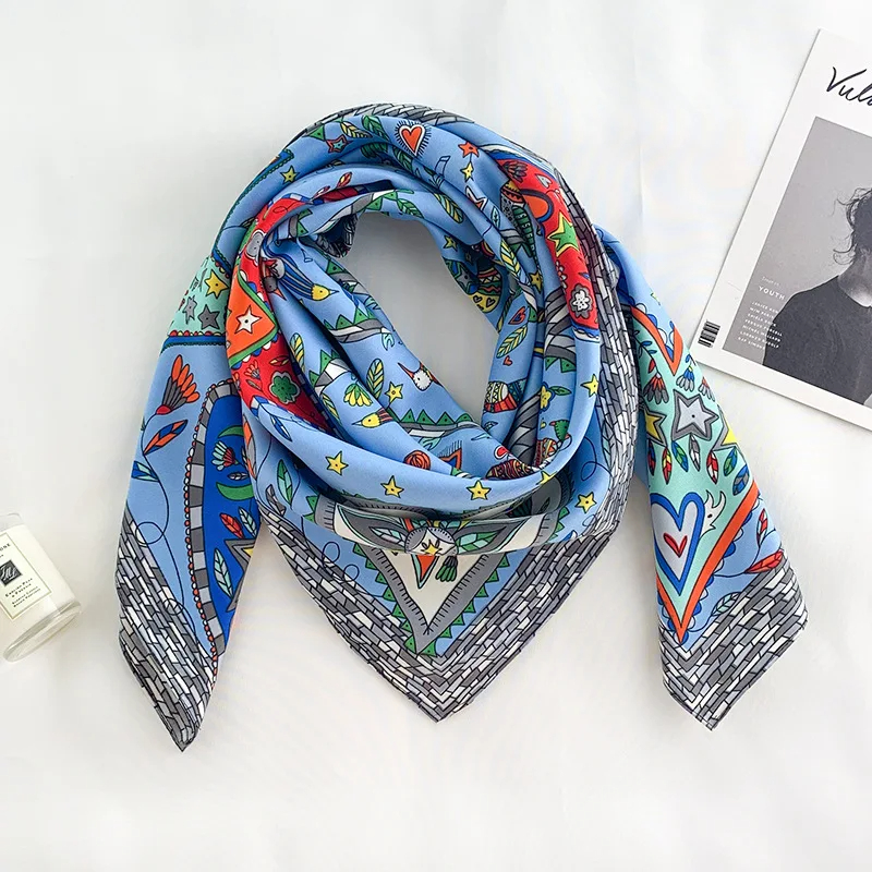 2024 90*90cm Square Scarf Twil - Bandana Cotton recensione e prezzo