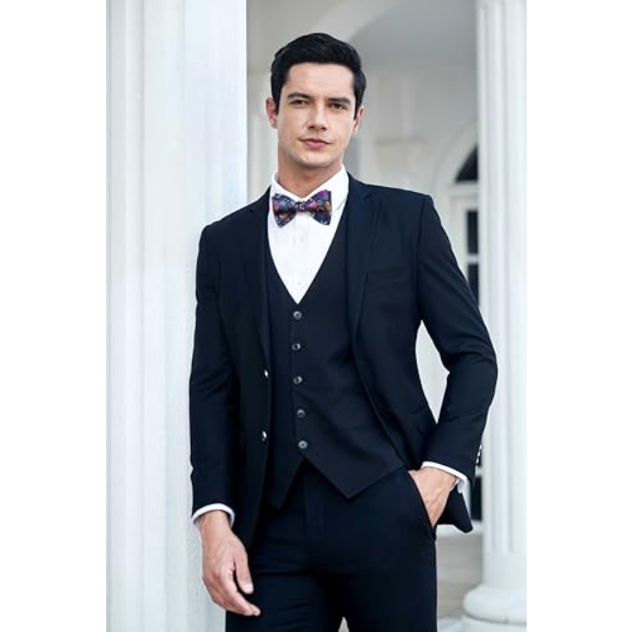 Bow Ties for Men Floral Bowtie - Pocket Square Set recensione e prezzo