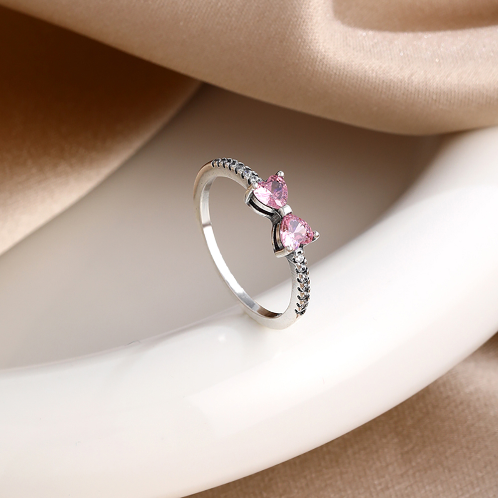 925 Sterling Silver Red Pink W - Tie Clip Silver recensione e prezzo