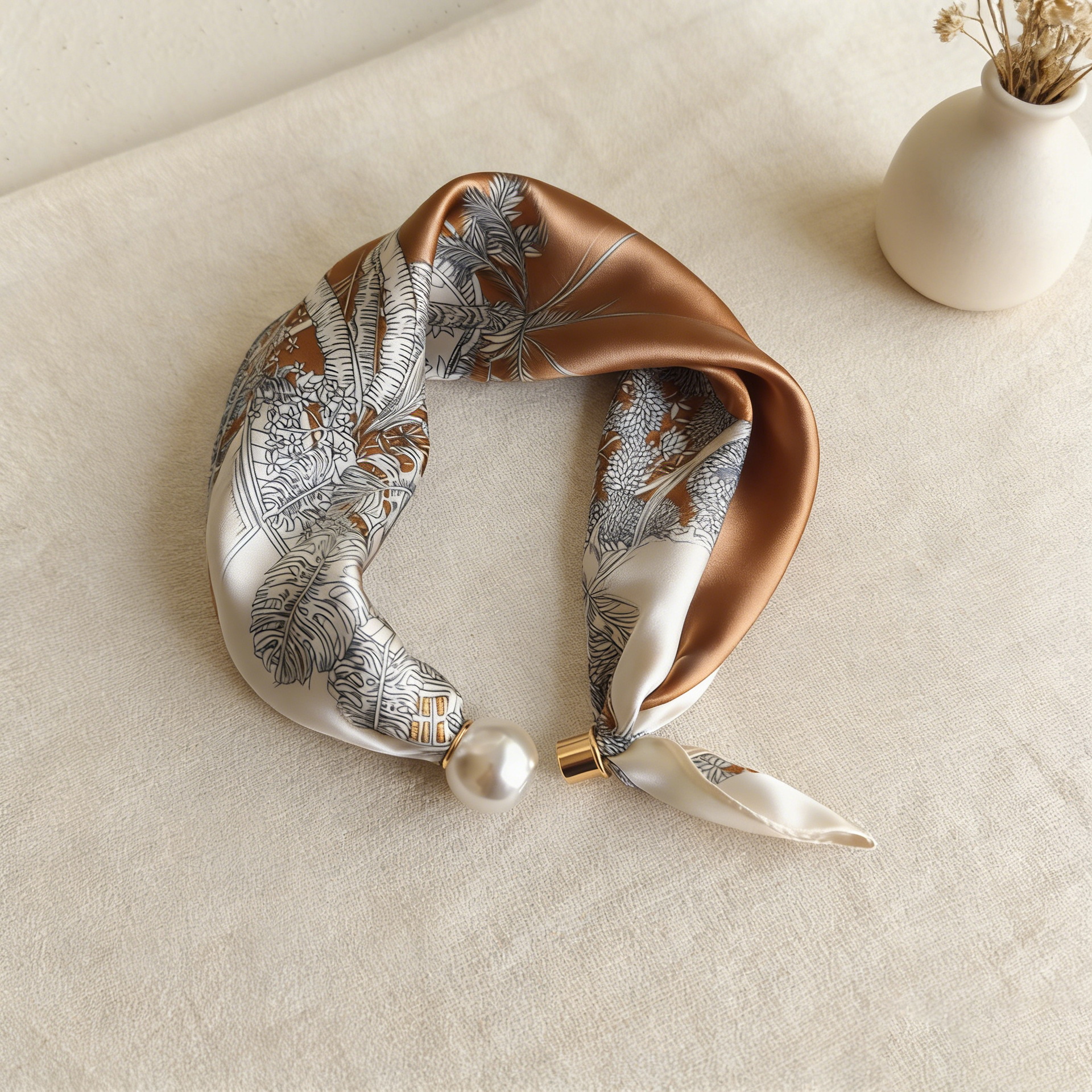 Fashion Scarf Silk Neck Scarf  - Ascot Neck Scarf recensione e prezzo