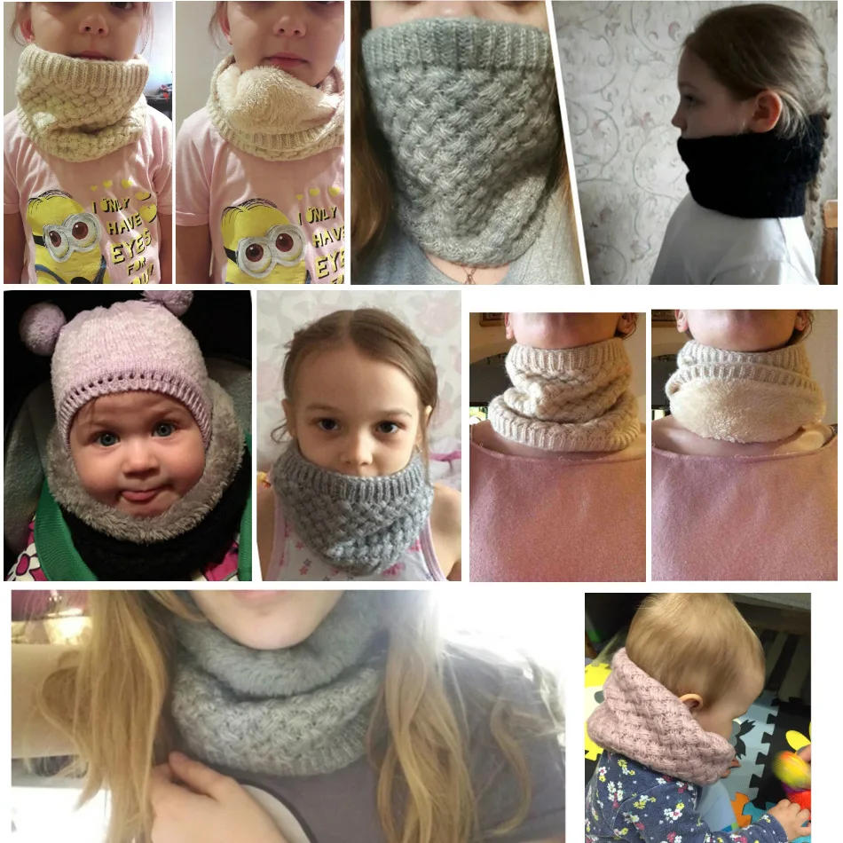 Kids Girls/Boys Winter Knitted - Infinity Scarf Knit recensione e prezzo