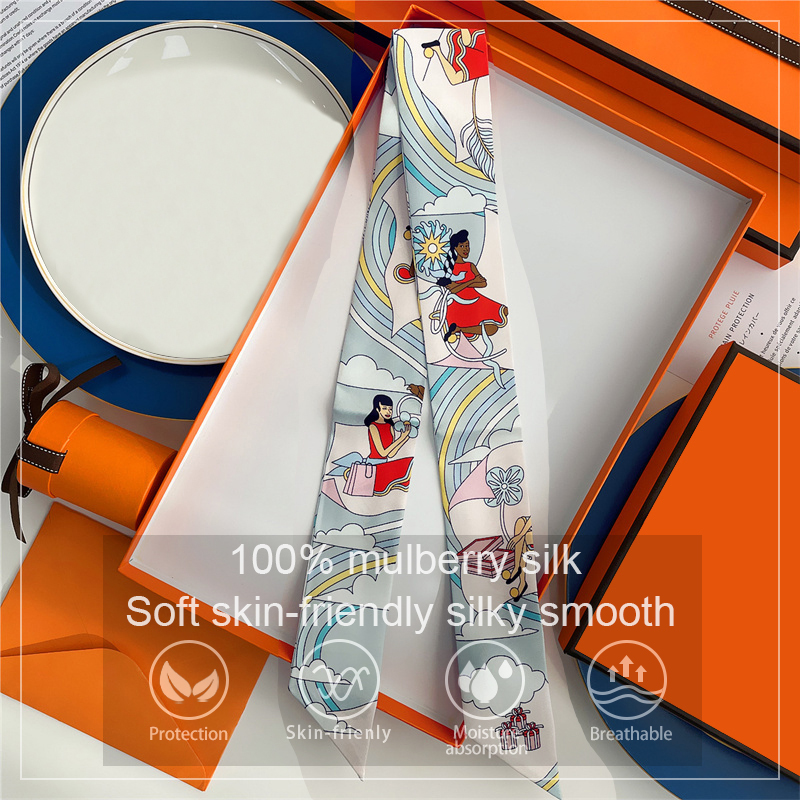 Women 100% Mulberry Silk Scarf - Silk Neck Scarf recensione e prezzo