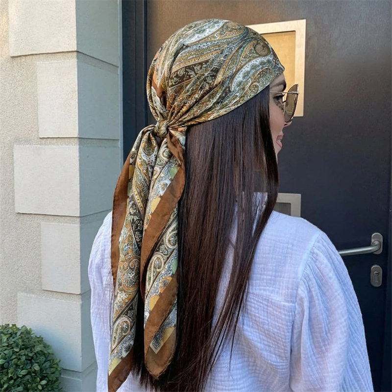 Women Spring Summer Square Sca - Silk Neck Scarf recensione e prezzo