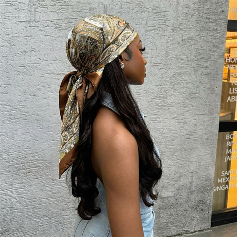Women Spring Summer Square Sca - Silk Neck Scarf recensione e prezzo