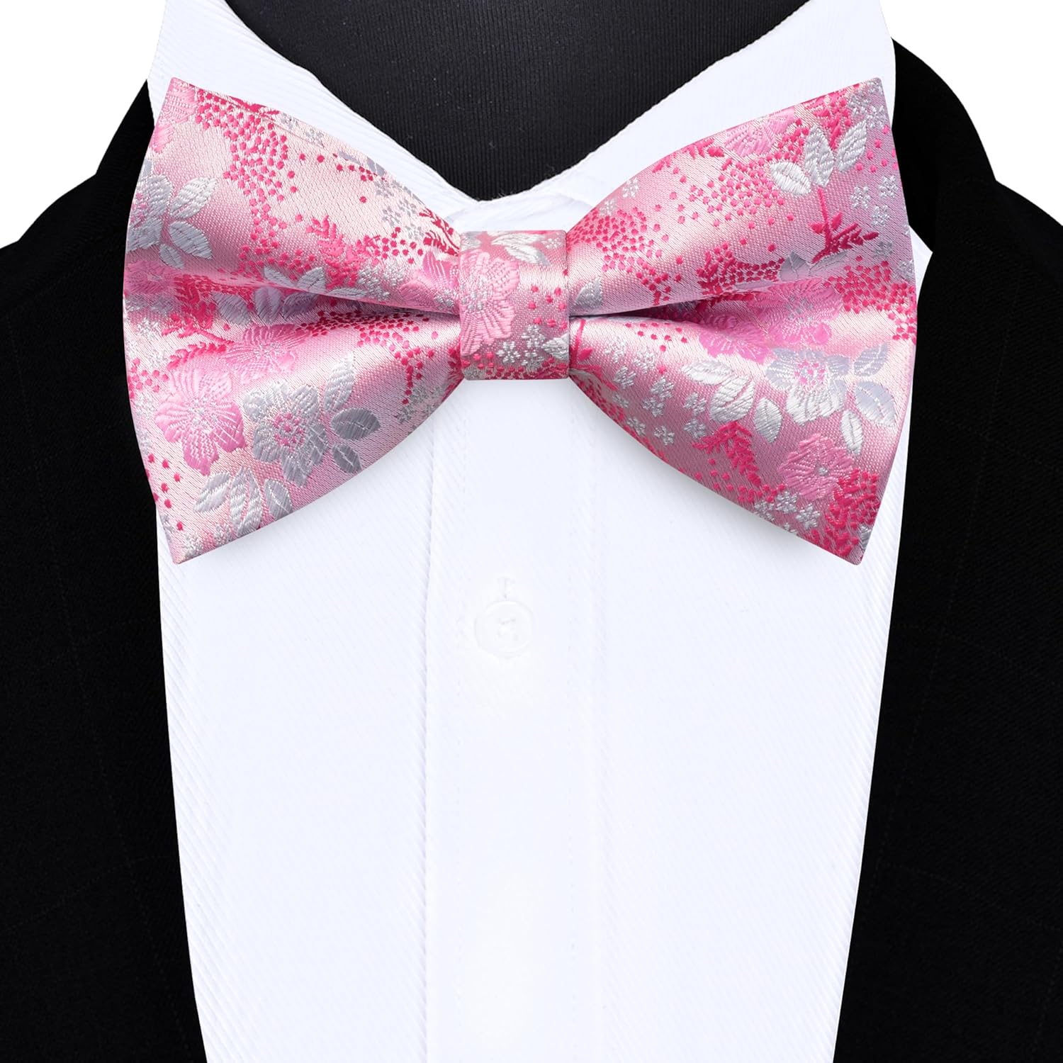 Floral Bow Tie & Handkerchief  - Bow Tie Pre Tied recensione e prezzo