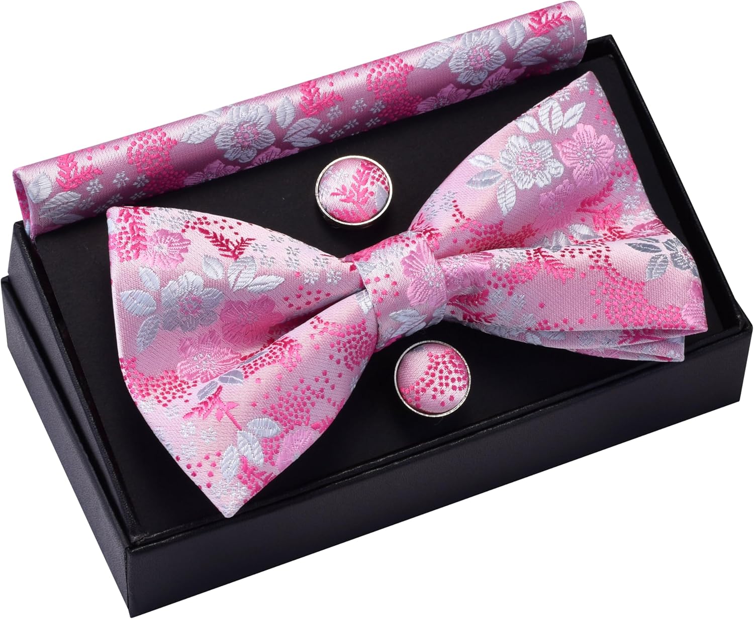 Floral Bow Tie & Handkerchief  - Bow Tie Pre Tied recensione e prezzo