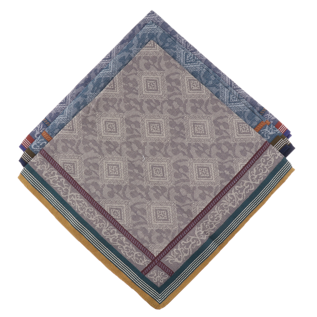 3pcs Classic Mens Plaid Handke - Handkerchief Cotton Men recensione e prezzo