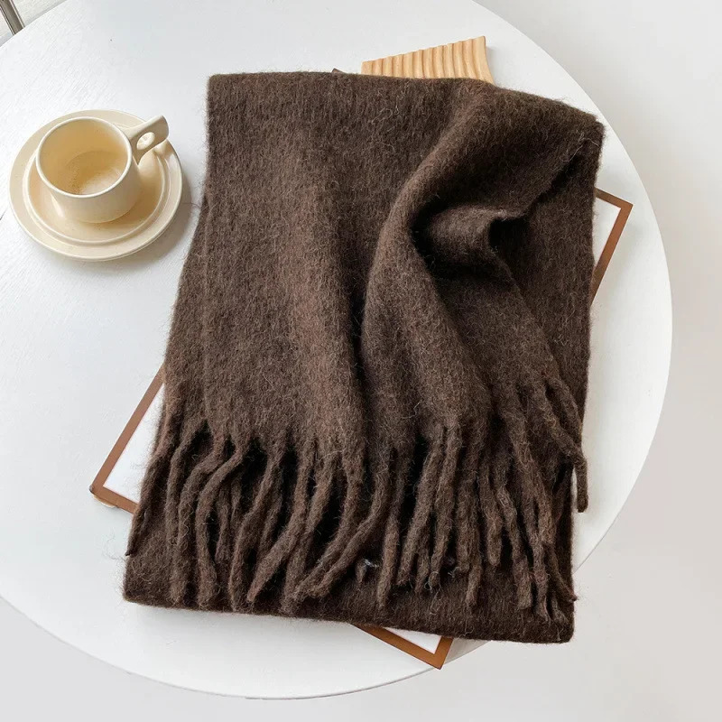 Scarf Lady Autumn Winter Solid - Muffler Men Wool recensione e prezzo