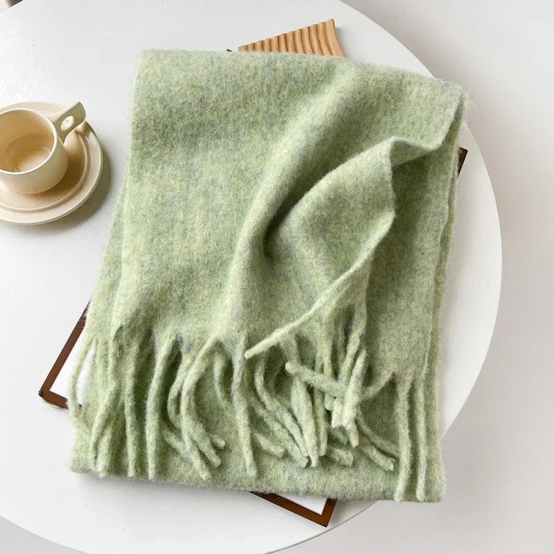 Scarf Lady Autumn Winter Solid - Muffler Men Wool recensione e prezzo