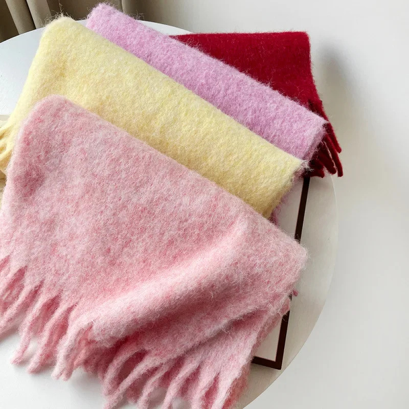 Scarf Lady Autumn Winter Solid - Muffler Men Wool recensione e prezzo