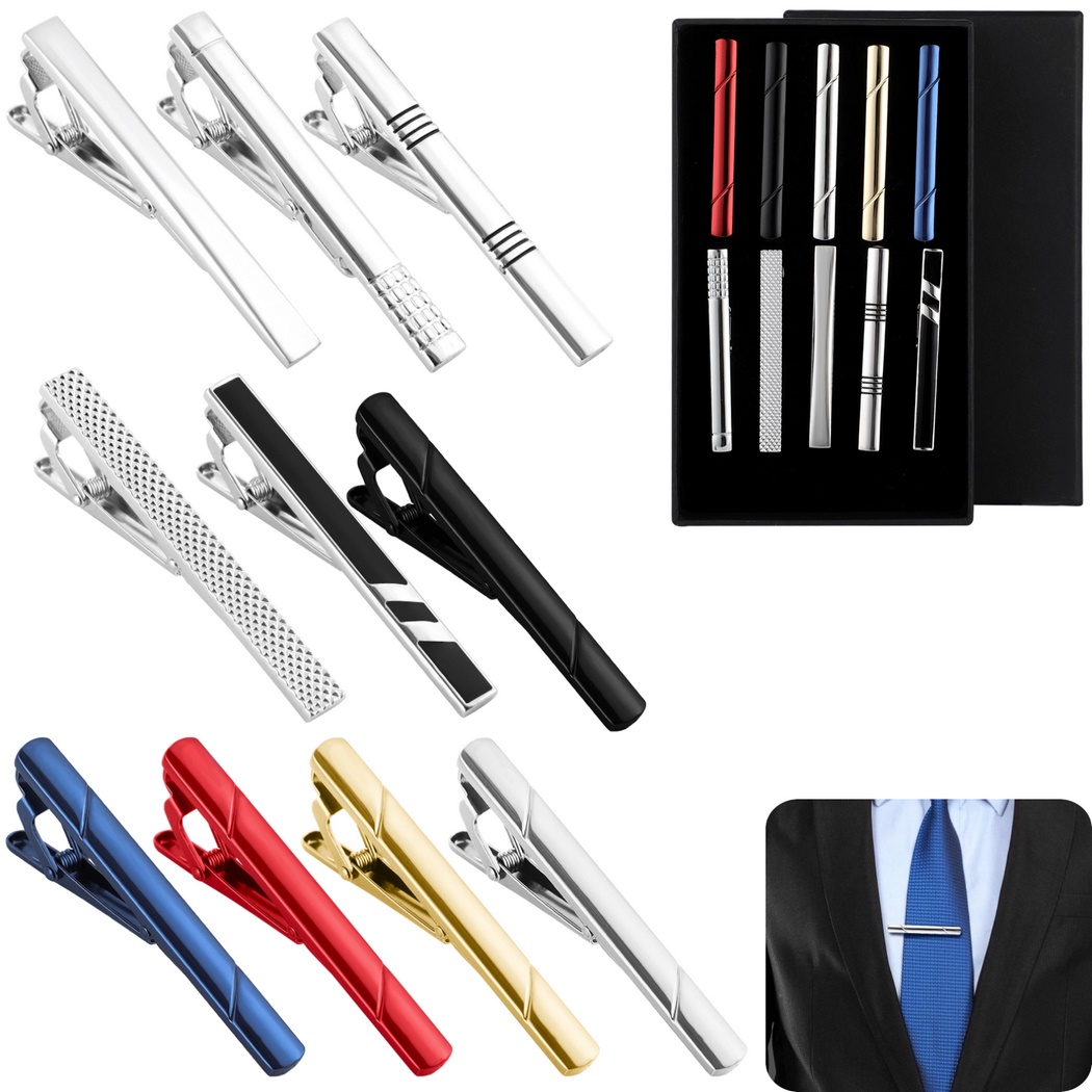 10Pcs Tie Clips Tie Clip Set F - Tie Bar Set Gift recensione e prezzo