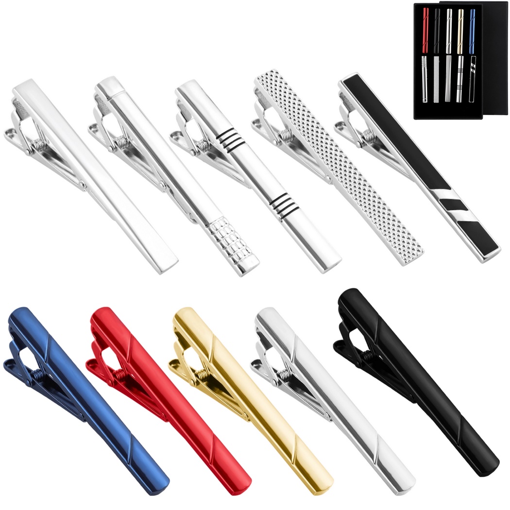 10Pcs Tie Clips Tie Clip Set F - Tie Bar Set Gift recensione e prezzo