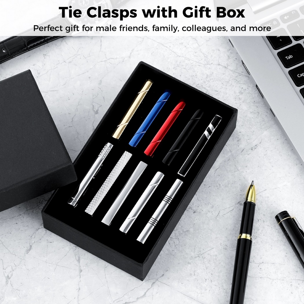 10Pcs Tie Clips Tie Clip Set F - Tie Bar Set Gift recensione e prezzo