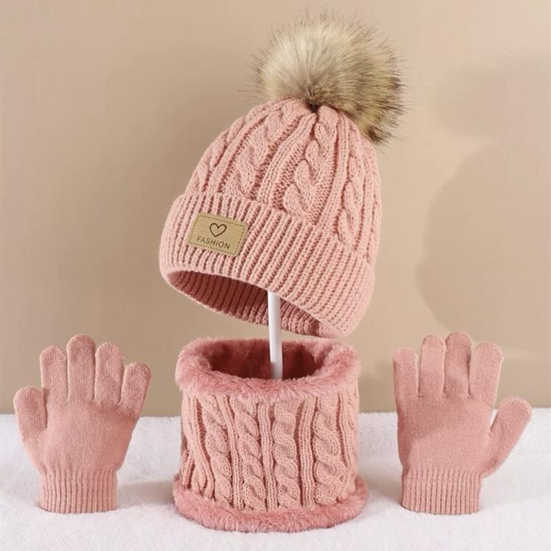 Toddler Kids Pom Pom Decor Bea - Infinity Scarf Knit recensione e prezzo