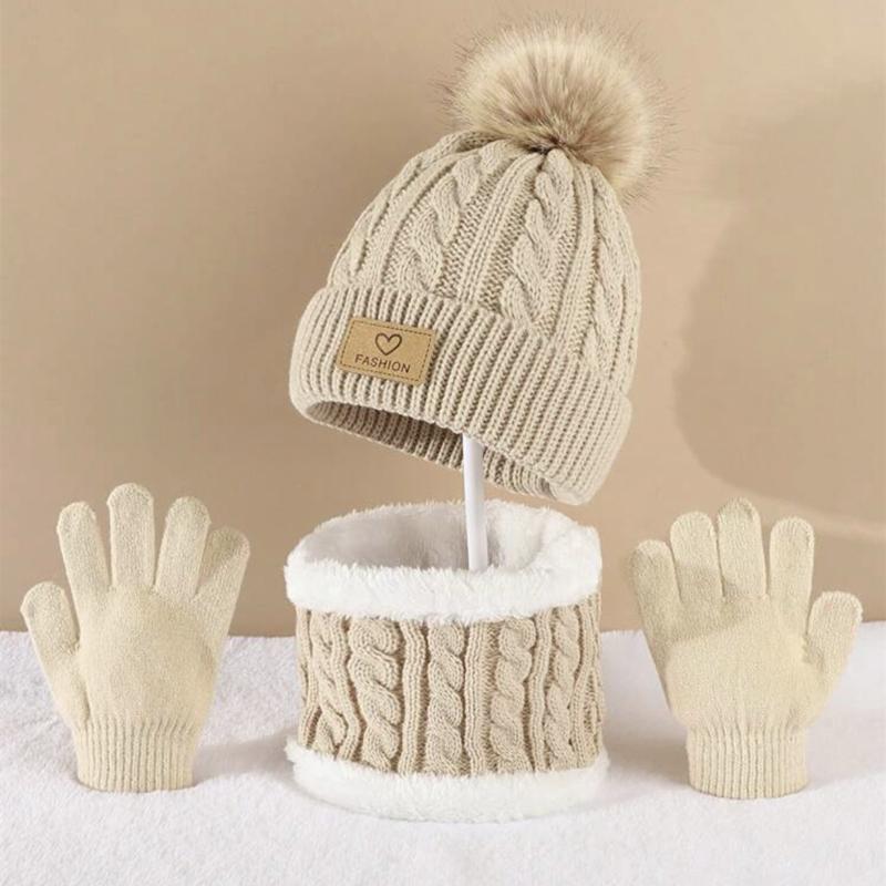 Toddler Kids Pom Pom Decor Bea - Infinity Scarf Knit recensione e prezzo