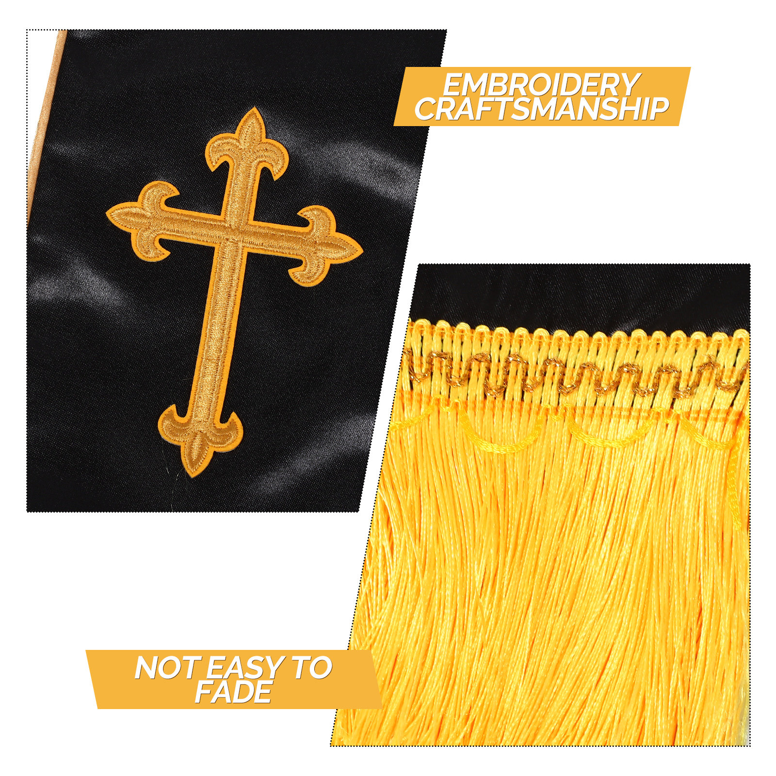 Embroidered Wedding Officiant  - Stole Wedding Shawl recensione e prezzo