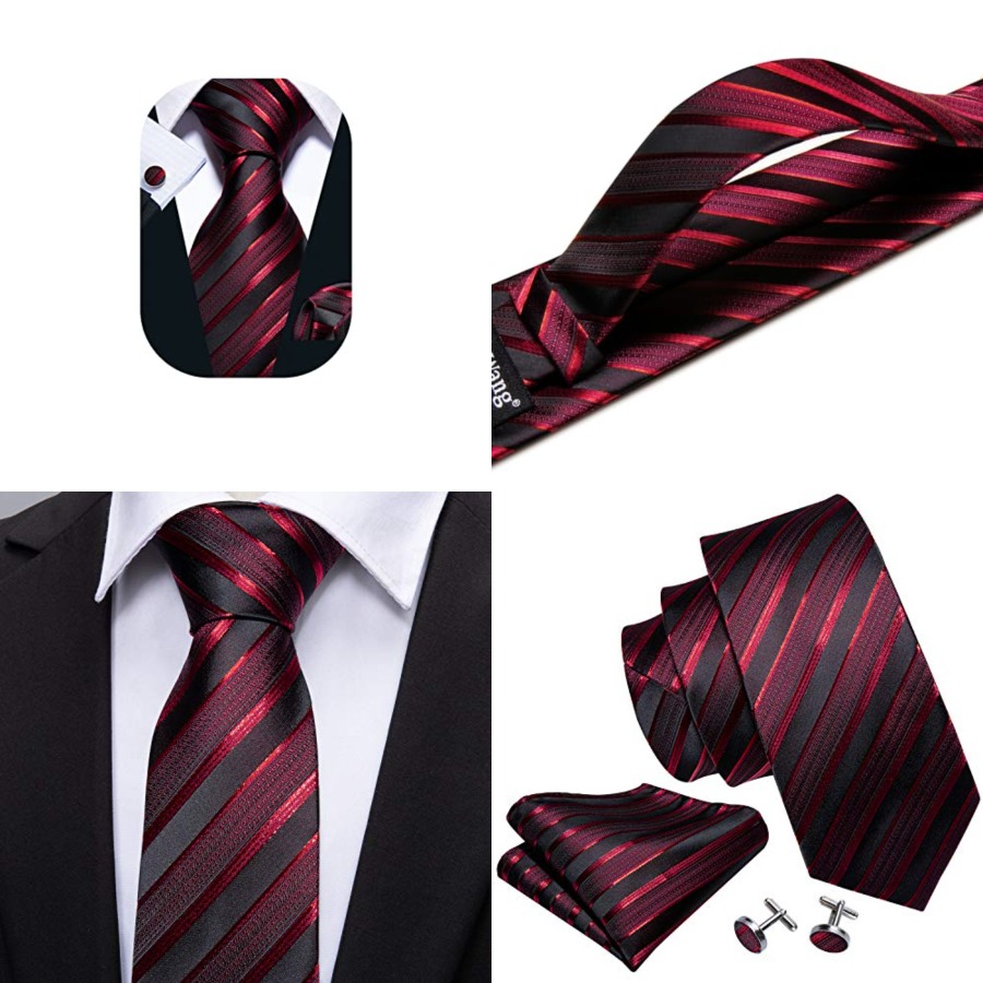 Tie Sets for Men Silk Stripe N - Silk Tie Striped recensione e prezzo